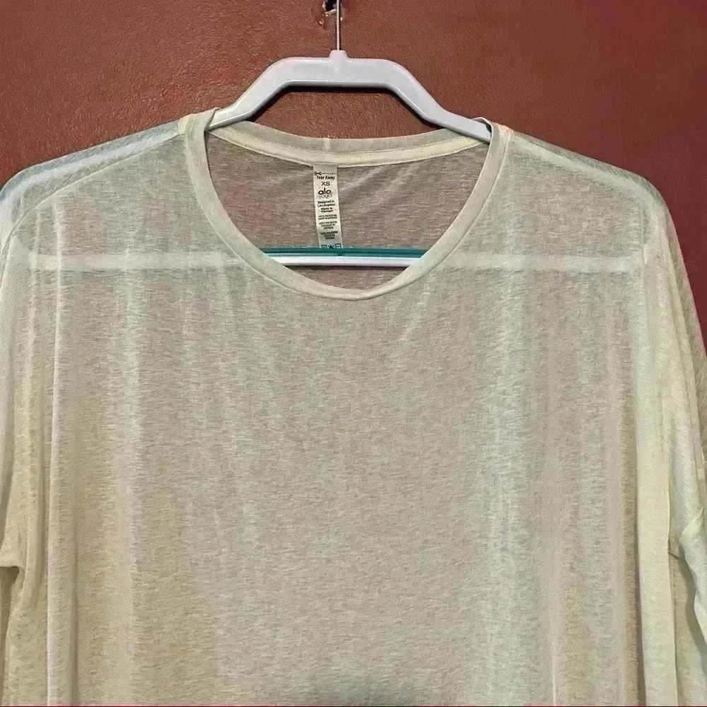Alo Yoga White Long Sleeve